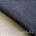 Tissu en cuir 100% polyester de suède d&#39;estampillage d&#39;or avec le support de molleton